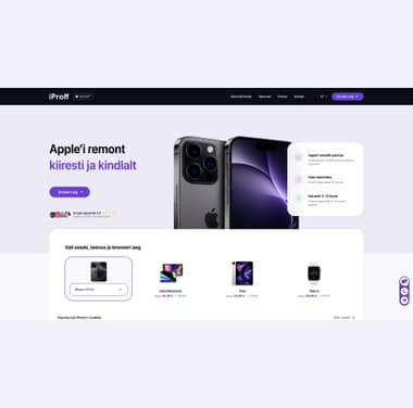 iProff: From service selection to booking