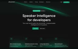 PyannoteAI: Turn real-world audio into structured speaker data.