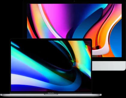 MacBook and iMac in the iProff service catalogue