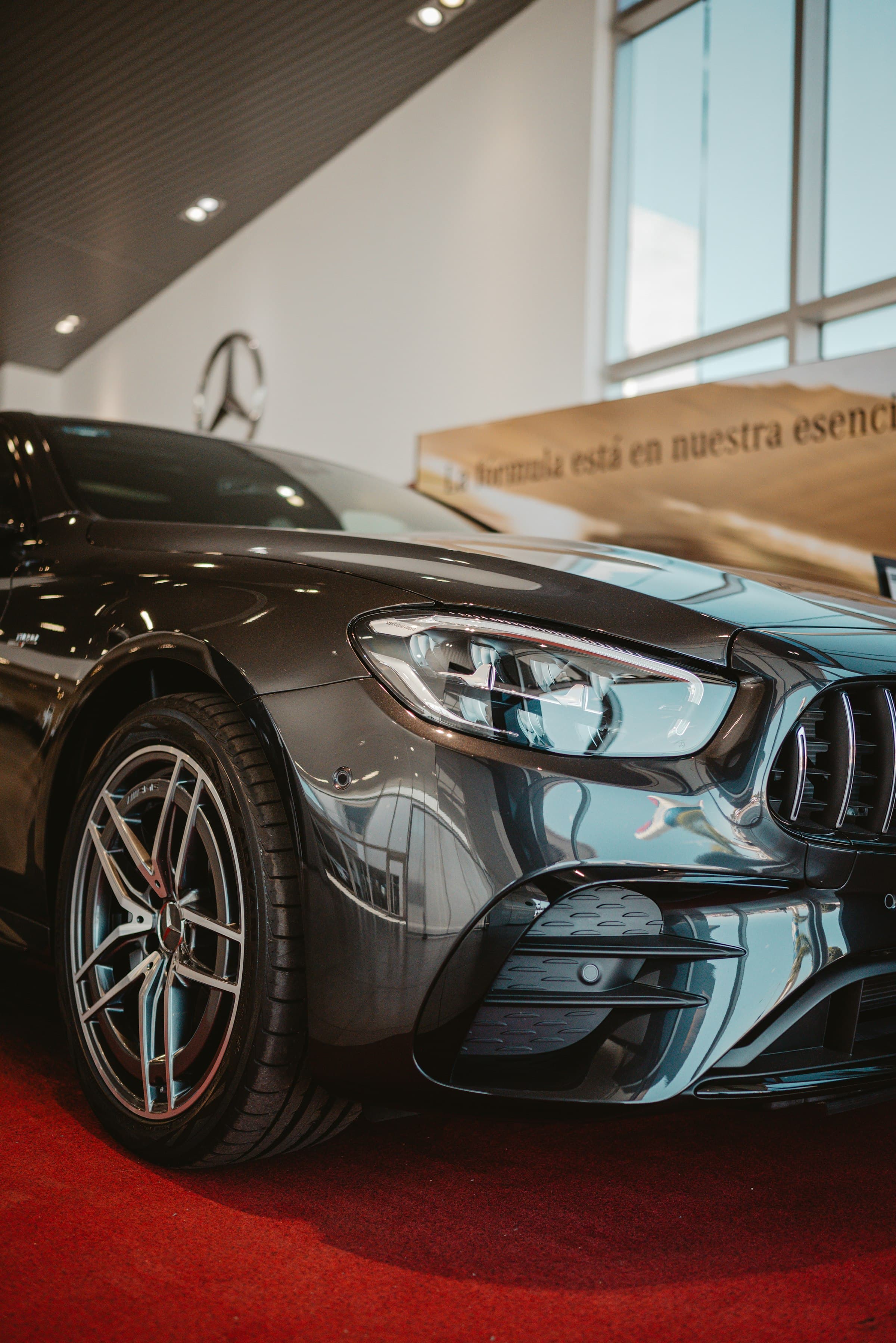 Vehicle inside the MVAuto showroom