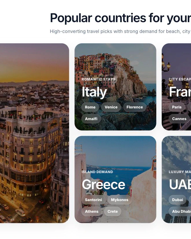 Hotelfest: Choose a destination